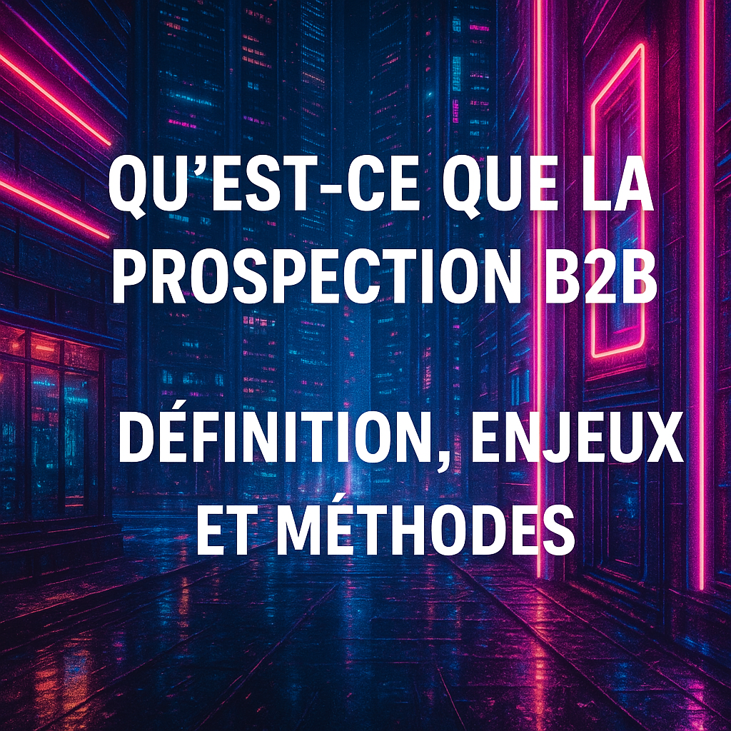 Qu’est-ce que la prospection B2B ? Définition, enjeux et méthodes Prospection B2B cover